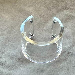 Acrylic cuff bracelet/lucite cuff
